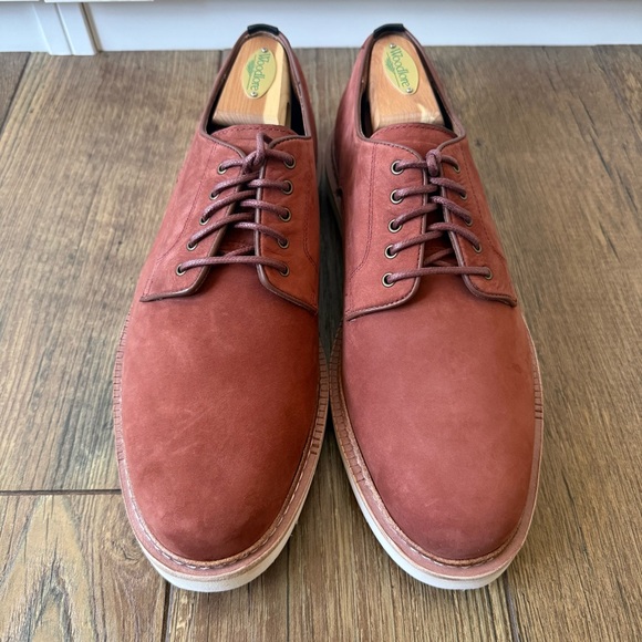 Cole Haan Men\'s Tanner Plain Ox Brandy Brown Suede Oxfords - 9.5 main image 8